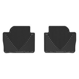 WeatherTech Rubber Mats For BMW 3-Series 2012-2021 Rear - Black | F30 (TLX-wetW268-CL360A70)