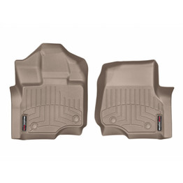 WeatherTech Floor Liner For Ford F-150 2015-2021 Front Supercab/Supercrew - Tan | w/ First Row Bucket Seats (TLX-wet456971-CL360A70)