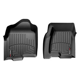 WeatherTech Floor Liner For Chevy Silverado 1500 1999 2000 Crew Cab Front Black |  (TLX-wet440031-CL360A70)