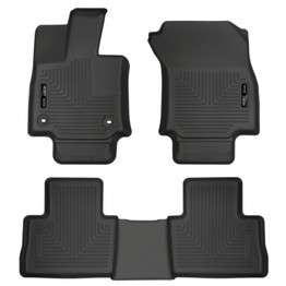 Husky Liners For Toyota RAV4 2019-2020 Weatherbeater Floor Liners Black | Front & 2nd Seat (TLX-hsl95501-CL360A70)