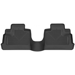 Husky Liners For Jeep Wrangler 2018 Floor Liners X-Act Contour | 2nd Row | 4Door (Unlimited) | Black (TLX-hsl53671-CL360A70)