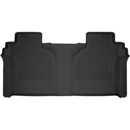 Husky Liners For Chevy Silverado 1500 CC 2019-2020 X-Act Contour Floor Liners | 2nd Seat Full Coverage Black (TLX-hsl54201-CL360A70)