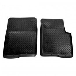 Husky Liners For Ford F-150 2004-2008 Floor Liners Front Black Classic Style | (TLX-hsl33651-CL360A70)