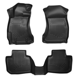 Husky Liners For Subaru Legacy/Outback 2013 Floor Liners WeatherBeater Front | 2nd Seat | Black (TLX-hsl99841-CL360A70)