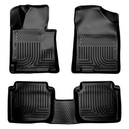Husky Liners For Hyundai Elantra Coupe 2013 WeatherBeater Floor Liners Combo | Black (TLX-hsl98891-CL360A71)