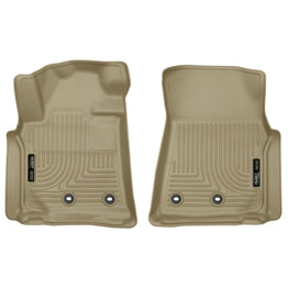Husky Liners For Lexus LX570 2013-2019 Floor Liners WeatherBeater | Front | Tan | (TLX-hsl13093-CL360A71)