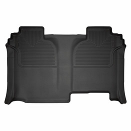 Husky Liners For GMC Sierra 3500 HD 2020 X-Act Contour Floor Liners Black | Second Row (TLX-hsl14221-CL360A75)