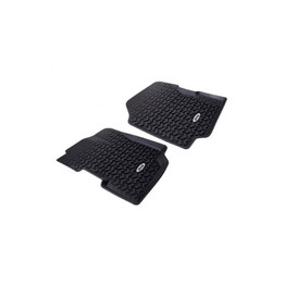 Rugged Ridge For Jeep CJ-7/CJ-8/Wrangler YJ 1976-1995 Floor Liner Front Black | (TLX-rugDMC-12920.22-CL360A70)