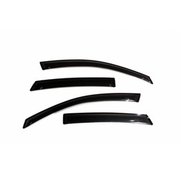 AVS For Ford Focus 2008-2011 Ventvisor Outside Mount Window Deflectors 4pc Smoke | (TLX-avs94968-CL360A70)