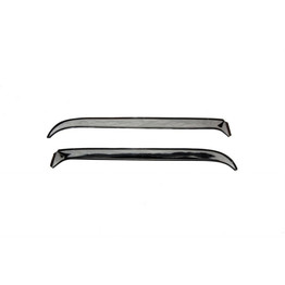 AVS For Nissan Pickup 1995-1997 Ventshade Window Deflectors 2pc | Stainless | (TLX-avs12011-CL360A71)