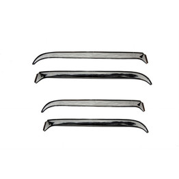 AVS For Chevy Impala 1977-1985 Ventshade Front & Rear Window Deflectors | 4pc | Stainless (TLX-avs14106-CL360A75)