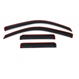 AVS For Buick Rainier 2004-2007 Ventvisor In-Channel Front & Rear 4pc Smoke | Window Deflectors (TLX-avs194733-CL360A73)