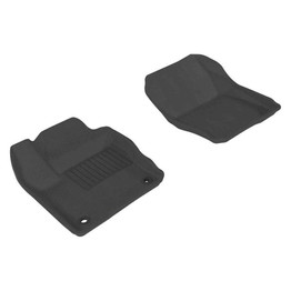 3D MAXpider For Ford Focus 2012-2018 Kagu Series Floor Mats 1st Row Black | (TLX-aceL1FR02911509-CL360A70)