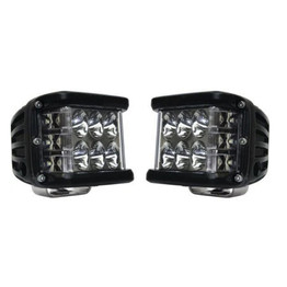 Rigid-Industries Driving Beam Lights | LED | D-SS Series Pro | Set of 2 | Black Housing