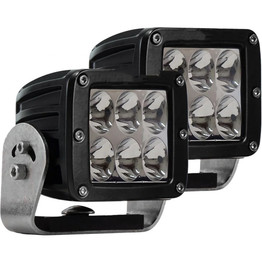 Rigid-Industries Driving Beam Lights | LED | D-Series Pro HD | Black | Set of 2