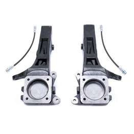 MaxTrac Lift Spindles For Toyota Tacoma 2005-2022 | Front | 4in | 6 Lug | 2WD | w/ Extended DOT Compliant Brake Lines