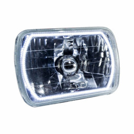 Oracle Headlights | 7x6in. | Sealed Beam | Halo | White