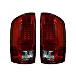 Recon Tail Lights For Ram 1500 2002 03 04 05 2006 | OLED | Red Lens