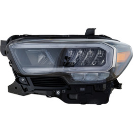 For Toyota Tacoma 2020 Headlight Driver Side | LED High & Low Beam | Clear Lens | Limited | TRD Off-Road | TRD Sport | Replacement For TO2502291 | 81150-04290
