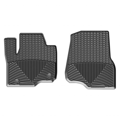 WeatherTech Floor Mats For Ford F-250/F-350/F-450/F550 2017-2021 | Front | Black | (Crew Cab & SuperCab)  (TLX-wetW408-CL360A70)