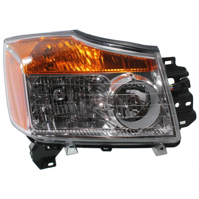 For Nissan Titan Headlight Assembly 2008 09 10 11 2012 Passenger Side CAPA Certified For NI2503168 (CLX-M0-20-6945-00-9-CL360A1)