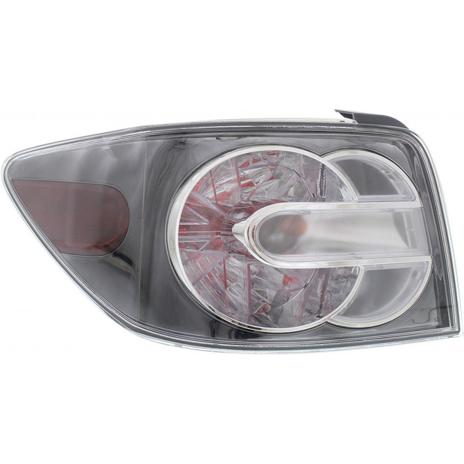 CarLights360: For Mazda CX-7 Tail Light Assembly 2010 2011 2012 Driver Side w/Bulbs DOT Certified Replacement For MA2800150 (CLX-M0-11-6596-00-1-CL360A1)