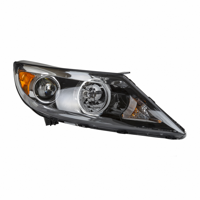 CarLights360: For Kia Sportage Headlight Assembly 2011 2012 Passenger Side DOT Certified W/O LED DRL w/ Bulbs Halogen Type KI2503148 (Vehicle Trim: Base ; EX ; LX) (CLX-M0-20-12557-00-1-CL360A1)