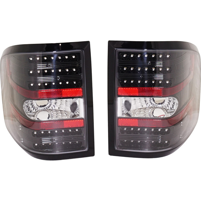 CarLights360: For 2004 2005 2006 2007 2008 FORD F-150 Tail Light Assembly (Black Housing) - Replacement for FO2811192 (CLX-M0-M30-1901P-US2-CL360A1)