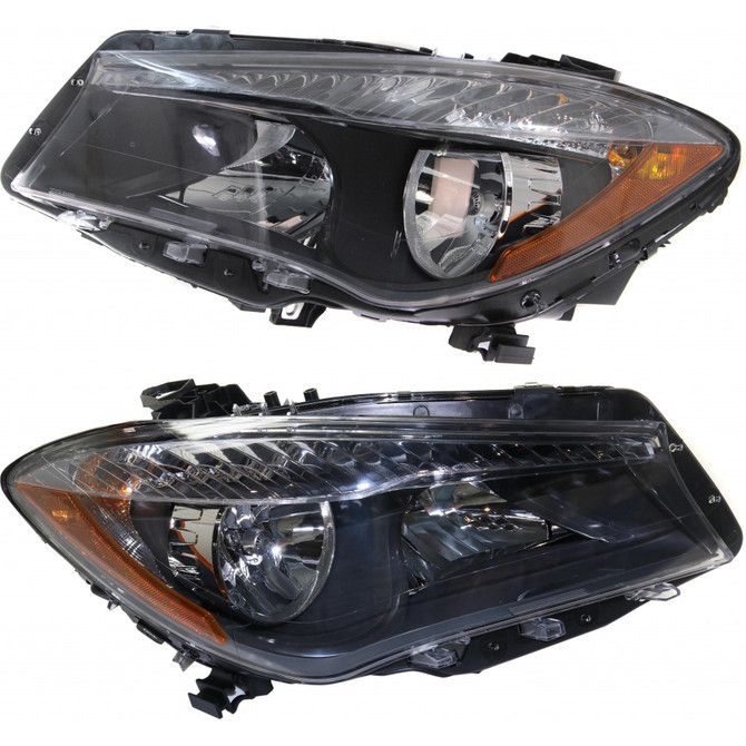 CarLights360: For 2014 2015 2016 2017 Mercedes-Benz CLA250 Headlight Assembly Driver and Passenger Side CAPA Certified w/Bulbs Halogen Type - Replaces MB2502222 MB2503222 (PLX-M0-20-9550-00-9-CL360A1)