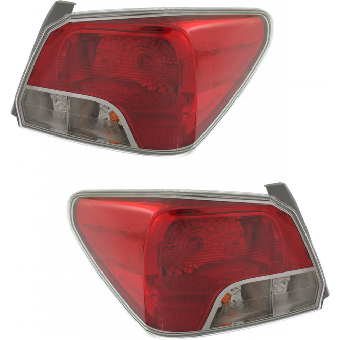 CarLights360: For 2012 2013 2014 2015 2016 Subaru Impreza Tail Light Assembly Driver and Passenger Side DOT Certified w/Bulbs - Replaces SU2818103 SU2819103 (PLX-M0-11-6500-00-1-CL360A3)