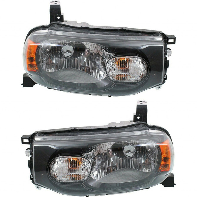 CarLights360: For 2009 - 2014 Nissan Cube Headlight Assembly Driver and Passenger Side CAPA Certified w/Bulbs - Replaces NI2502192 (PLX-M0-20-9112-00-9-CL360A1)