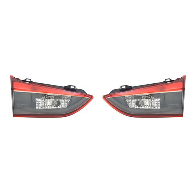 CarLights360: For 2014 2015 Mazda 6 Tail Light Assembly Driver and Passenger Side DOT Certified w/Bulbs - Replaces MA2802110 (PLX-M0-17-5430-00-1-CL360A1)