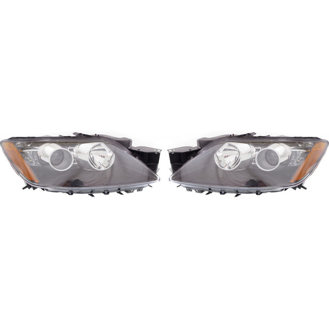 For Mazda CX-7 Headlight Assembly 2012 Pair Driver and Passenger Side | w/o Bulbs and Ballast | w/ HID | MA2518165 (PLX-M1-315-1136LMUSHM7)
