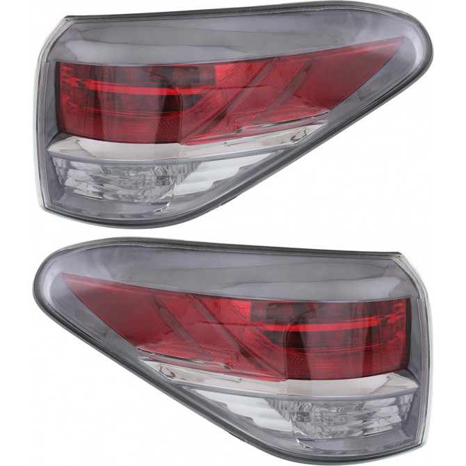 CarLights360: For Lexus RX350 Tail Light 2013 2014 2015 Pair Driver and Passenger Side DOT Certified LX2804115 + LX2805115 (PLX-M1-323-1912LKUF7-CL360A1)