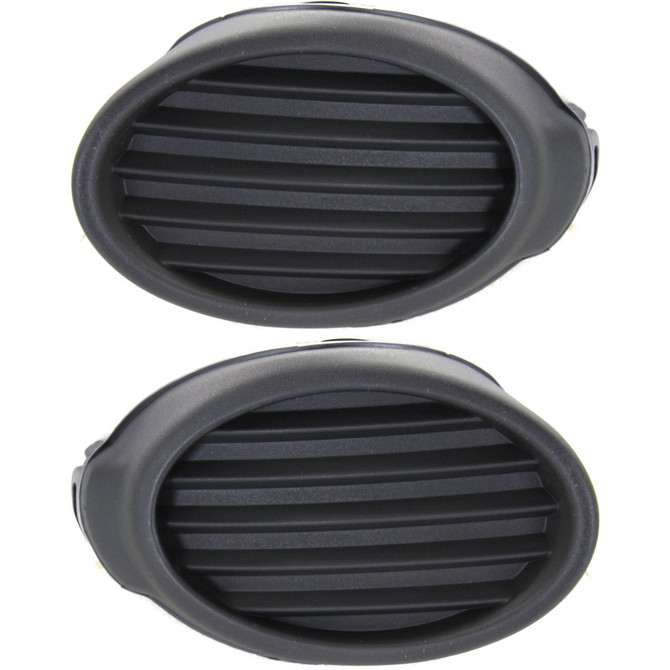 CarLights360: For Ford Focus Fog Light Bezel Cover 2012 2013 2014 Pair Driver and Passenger Side For FO1038116 + FO1039116 (PLX-M1-329-2511L-UD-CL360A1)