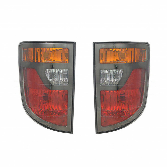 CarLights360: For Honda Ridgeline Tail Light 2006 2007 2008 Pair Driver and Passenger Side Replaces HO2818131 + HO2819131 (PLX-M1-316-1984L-US7-CL360A1)