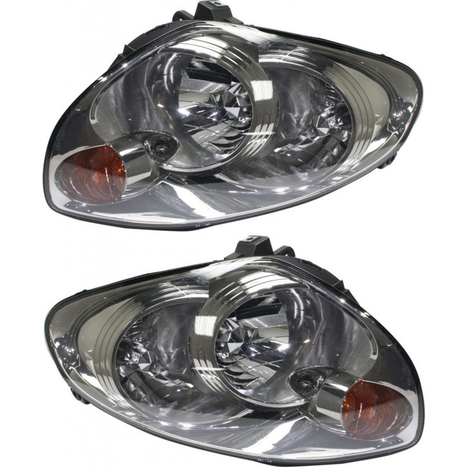 CarLights360: For Infiniti G35 Headlight 2005 2006 Pair Driver and Passenger Side HID IN2502122 + IN2503122 (PLX-M1-324-1102L-ASH7-CL360A1)