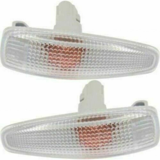 For Mitsubishi Lancer/Lancer Evolution 2008-15/Outlander 2007-2013 S/SL Signal Light Assembly Driver and Passenger Side | Pair | DOT Certified | MI2570102, MI2570102