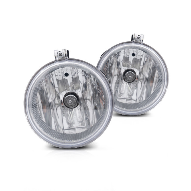 For Dodge Grand Caravan/Charger 2010/Caliber 2010-2012/Challenger 2011-2014(2013 SRT-8 Model)/Chrysler Town & Country 2011-2013 Chrome Trim Fog Light Assembly R=L Single Piece DOT Certified (PLX-M1-332-2030N-AF)