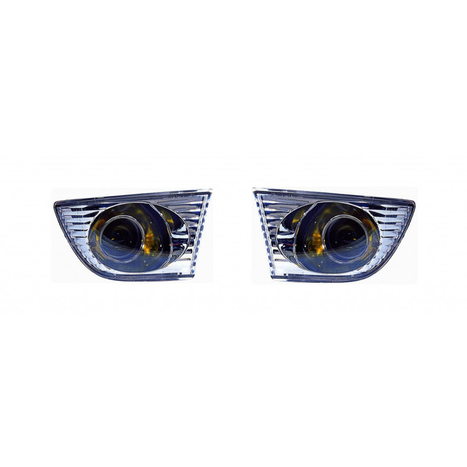CarLights360: For Lexus IS300 Fog Light 2003 Pair Driver and Passenger Side LX2594103 + LX2595103 (PLX-M1-323-2007L-USN1Y-CL360A1)