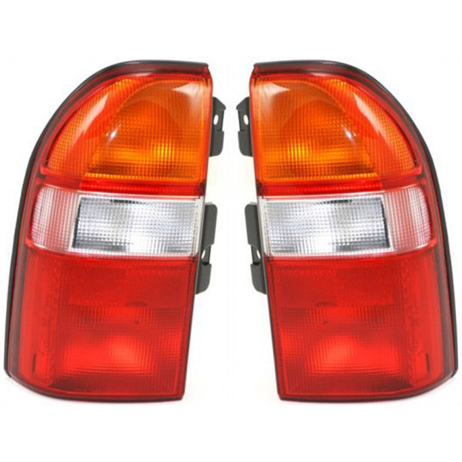 CarLights360: For Suzuki XL-7 Tail Light 2001 2002 2003 Pair Driver and Passenger Side w/ Bulbs Replaces SZ2818103 + SZ2819103 (PLX-M1-317-1906L-AS-CL360A1)