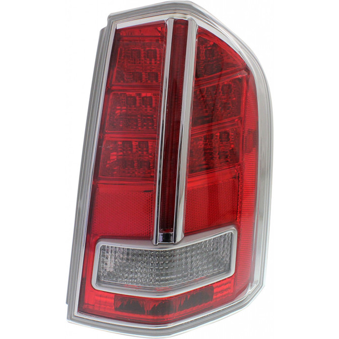 CarLights360: For 2011 2012 CHRYSLER 300 Tail Light Assembly Passenger Side (Chrome) - (DOT Certified) Replacement for CH2801200 (CLX-M1-332-1962R3AF-CL360A1)