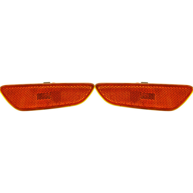 CarLights360: For Saturn Vue Side Marker Light 2009 Pair Driver and Passenger Side w/ Bulbs DOT Certified Replaces GM2550195 + GM2551195 (PLX-M1-334-1415L-AF-CL360A1)