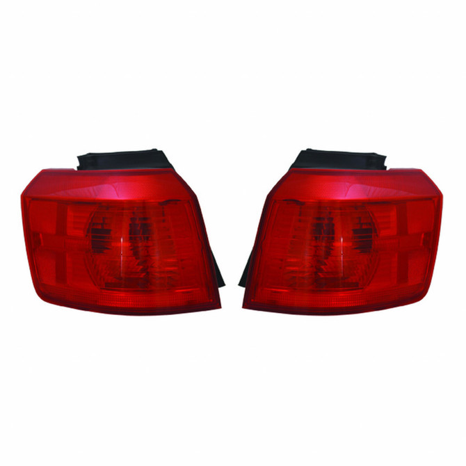 CarLights360: For GMC Terrain Tail Light 2010-2017 Driver and Passenger Side Pair DOT Certified GM2804105 + GM2805105 (PLX-M1-334-1951L-AF-CL360A1)