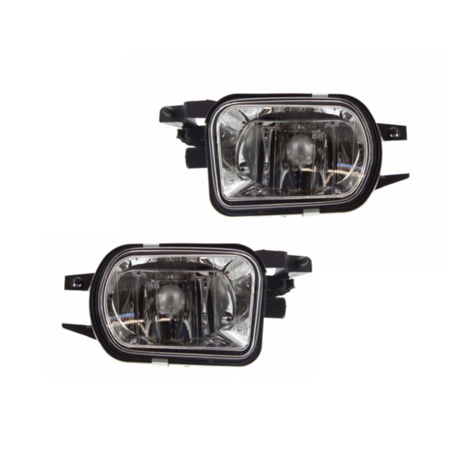 CarLights360: For Mercedes-Benz C55 AMG Fog Light 2005 2006 2007 Driver and Passenger Side Pair For MB2592109 + MB2593109 (PLX-M1-439-2013L-AQ-CL360A6)