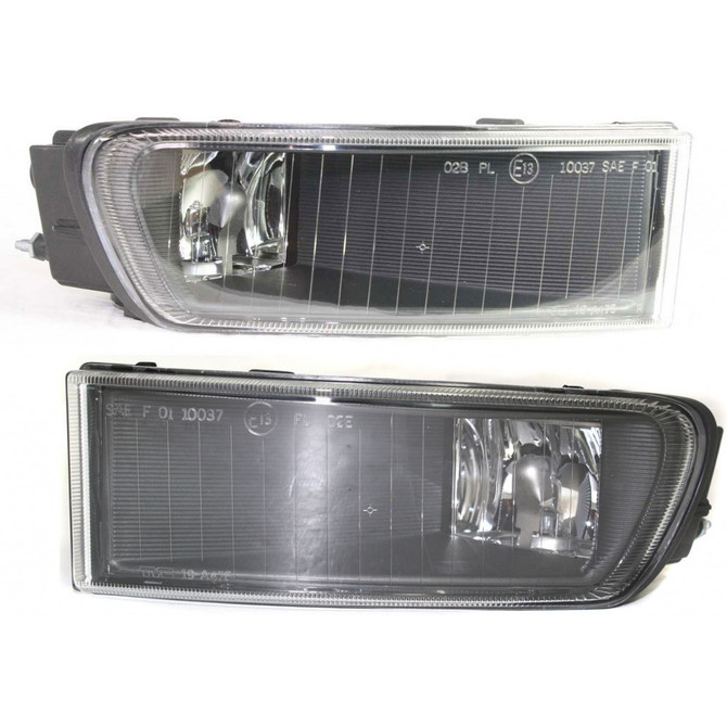 CarLights360: For Saab 9-3 Fog Light 2004 Pair Driver and Passenger Side | w/ Bulbs | DOT Certified | SB2592102 + SB259-3102 (PLX-M1-371-2001L-AF-CL360A1)
