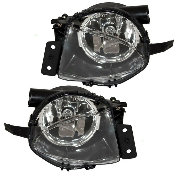 CarLights360: For BMW 325i Fog Light 2006 Pair Driver and Passenger Side | DOT Certified | BM2592127 + BM2593127 (PLX-M1-343-2005L-AF-CL360A1)