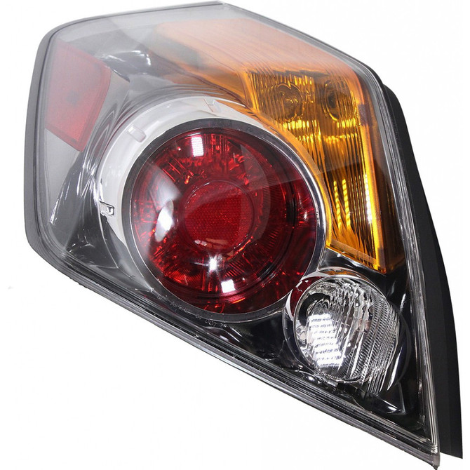 CarLights360: For 2007 2008 2009 NISSAN ALTIMA Tail Light Assembly Driver Side w/Bulbs - (DOT Certified) Replacement for NI2800176 (CLX-M1-314-1959L-AF-CL360A1)