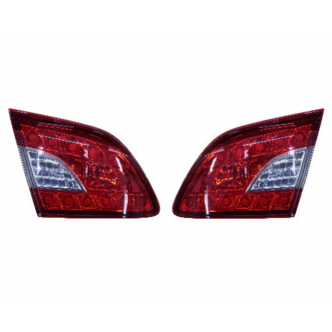 For Nissan Sentra 2013 2014 2015 Tail Light Assembly Driver and Passenger Side | Pair | Inner | On Luggage Lid | NI2811160 (CLX-M1-314-2907PXAS)