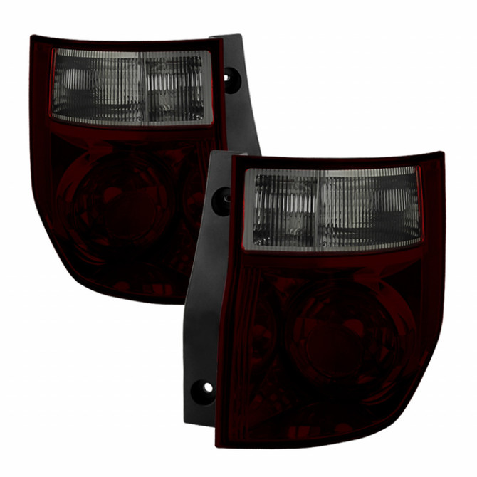 Xtune For Honda Element 2003-2008 Tail Lights Pair Red Smoked ALT-JH-HEL03-OE-RSM | 9031229